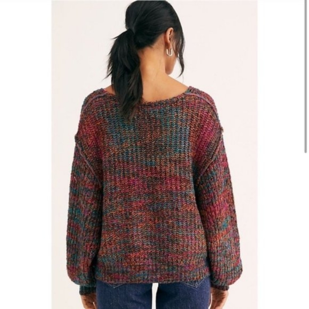 Free Peple Highlands Sweater Large NWT - Picture 3 of 9